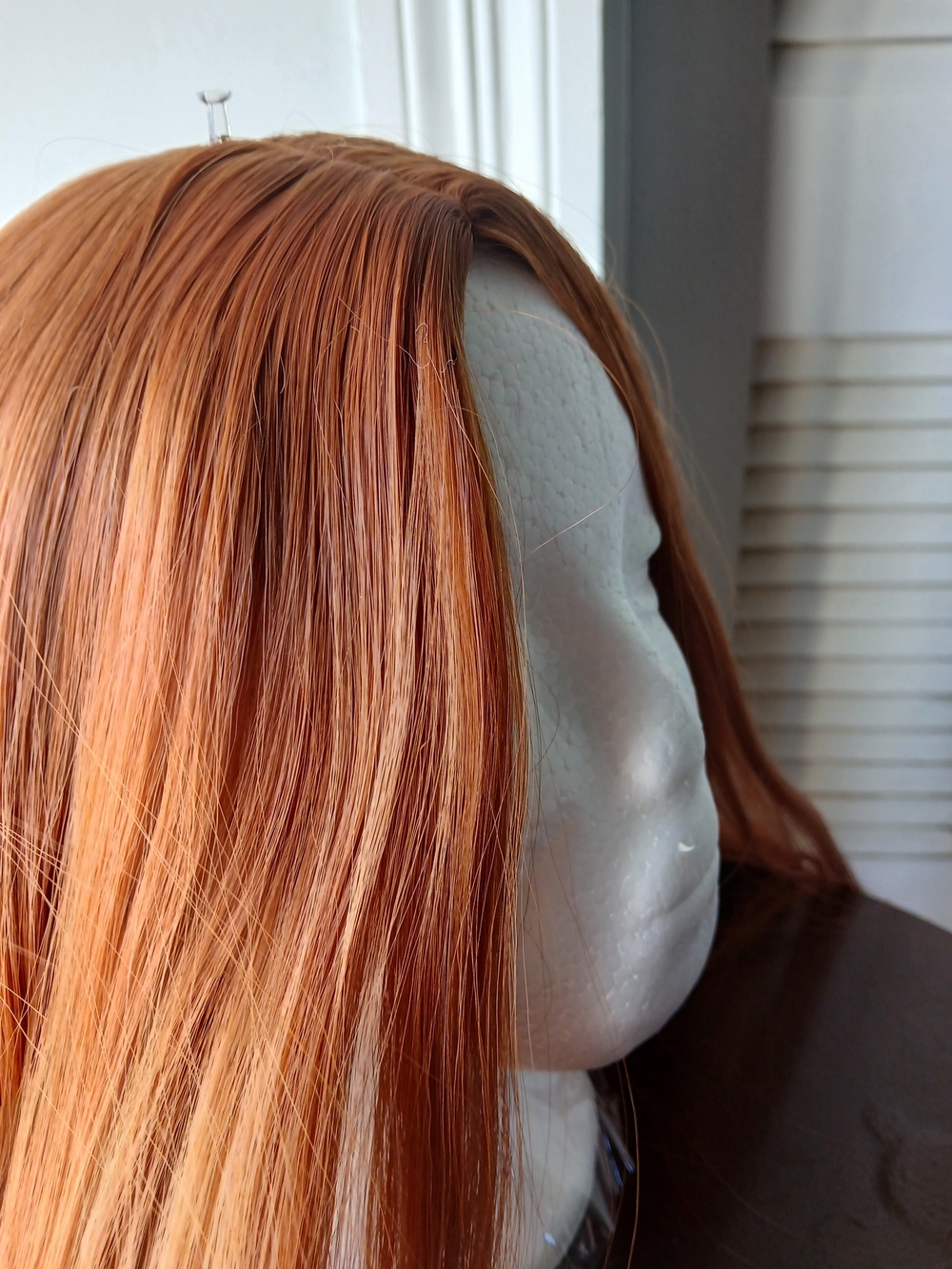 Over 36" Natural Red Long Wavy Wig So Silky Adjustable Cap BE A GINGER! - Picture 6 of 8